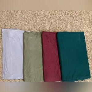 Bundle of 4 jersey scarves/hijabs/wraps